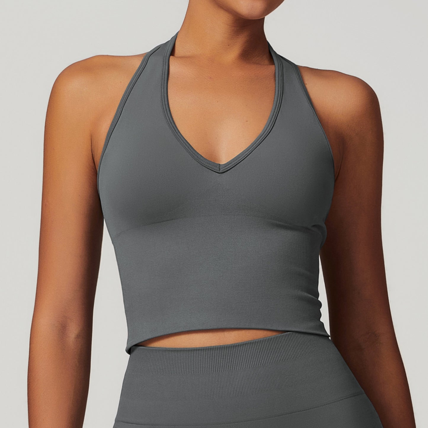 Cropped Top Beauty Back Yoga Bra