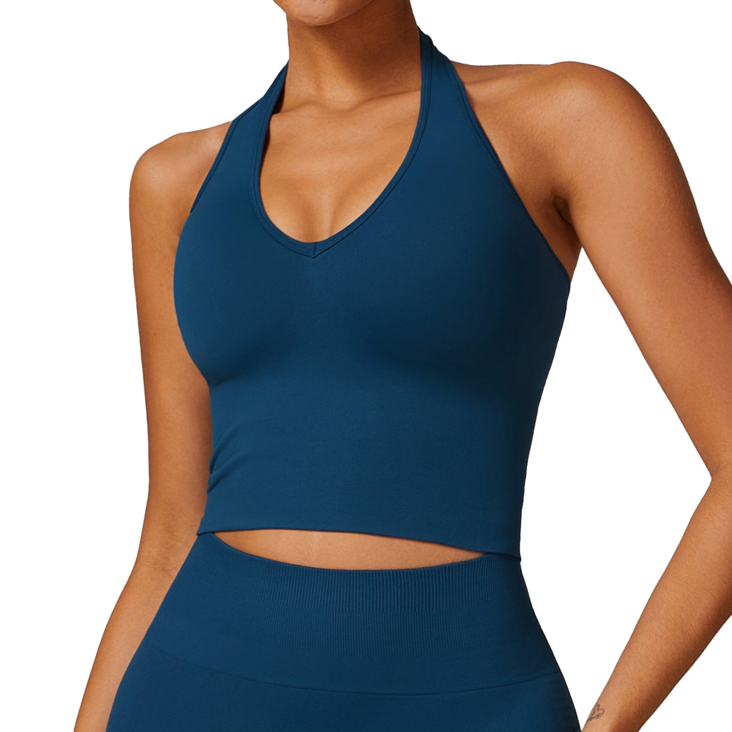Cropped Top Beauty Back Yoga Bra