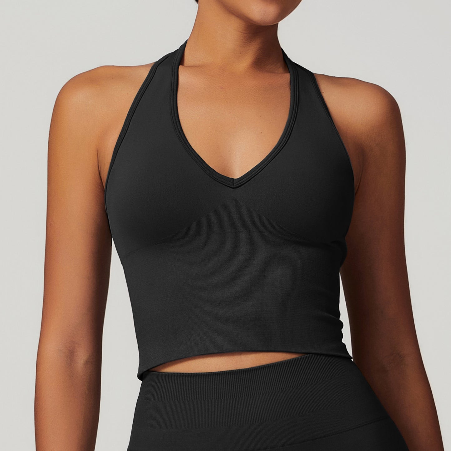 Cropped Top Beauty Back Yoga Bra